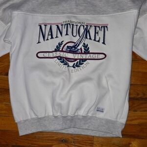 RARE Nantucket Classic Vintage Gray Sweater